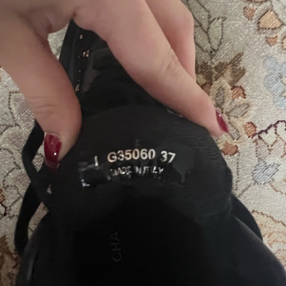 Chanel leather and tweed boots - Picture 7 of 9